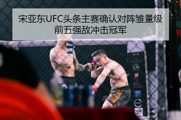 宋亚东UFC头条主赛确认对阵雏量级前五强敌冲击冠军